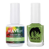 Wave Simplicity Collection 2-In-1 Matching Duo Set / 1 Gel Polish 0.5 oz. + 1 Lacquer 0.5 oz. / #P191 Grass Fields