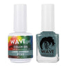 Wave Simplicity Collection 2-In-1 Matching Duo Set / 1 Gel Polish 0.5 oz. + 1 Lacquer 0.5 oz. / #P193 Dark Shimmer