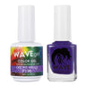 Wave Simplicity Collection 2-In-1 Matching Duo Set / 1 Gel Polish 0.5 oz. + 1 Lacquer 0.5 oz. / #P196 Off The Walls