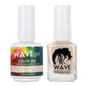 Wave Simplicity Collection 2-In-1 Matching Duo Set / 1 Gel Polish 0.5 oz. + 1 Lacquer 0.5 oz. / #P197 Glide