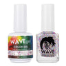 Wave Simplicity Collection 2-In-1 Matching Duo Set / 1 Gel Polish 0.5 oz. + 1 Lacquer 0.5 oz. / #P201 Life In Colors