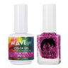 Wave Simplicity Collection 2-In-1 Matching Duo Set / 1 Gel Polish 0.5 oz. + 1 Lacquer 0.5 oz. / #P215 Deep Ocean Glow