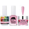 Wave Simplicity Collection 3-In-1 Matching Combo Set / 1 Gel Polish 0.5 oz. + 1 Lacquer 0.5 oz. + 1 Dip Powder 2 oz. / #P002 Princess bubblegum