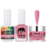 Wave Simplicity Collection 3-In-1 Matching Combo Set / 1 Gel Polish 0.5 oz. + 1 Lacquer 0.5 oz. + 1 Dip Powder 2 oz. / #P006 Glossy and Bossy