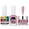 Wave Simplicity Collection 3-In-1 Matching Combo Set / 1 Gel Polish 0.5 oz. + 1 Lacquer 0.5 oz. + 1 Dip Powder 2 oz. / #P008 Pink and Wink