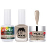 Wave Simplicity Collection 3-In-1 Matching Combo Set / 1 Gel Polish 0.5 oz. + 1 Lacquer 0.5 oz. + 1 Dip Powder 2 oz. / #P019 Ocean pearl