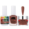 Wave Simplicity Collection 3-In-1 Matching Combo Set / 1 Gel Polish 0.5 oz. + 1 Lacquer 0.5 oz. + 1 Dip Powder 2 oz. / #P026 Brown Sugar
