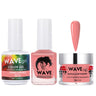 Wave Simplicity Collection 3-In-1 Matching Combo Set / 1 Gel Polish 0.5 oz. + 1 Lacquer 0.5 oz. + 1 Dip Powder 2 oz. / #P033 Divine Darkness