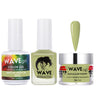 Wave Simplicity Collection 3-In-1 Matching Combo Set / 1 Gel Polish 0.5 oz. + 1 Lacquer 0.5 oz. + 1 Dip Powder 2 oz. / #P042 Matcha Green Tea