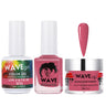 Wave Simplicity Collection 3-In-1 Matching Combo Set / 1 Gel Polish 0.5 oz. + 1 Lacquer 0.5 oz. + 1 Dip Powder 2 oz. / #P050 Love is in the Air