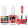 Wave Simplicity Collection 3-In-1 Matching Combo Set / 1 Gel Polish 0.5 oz. + 1 Lacquer 0.5 oz. + 1 Dip Powder 2 oz. / #P053 Walking on Sunshine