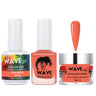 Wave Simplicity Collection 3-In-1 Matching Combo Set / 1 Gel Polish 0.5 oz. + 1 Lacquer 0.5 oz. + 1 Dip Powder 2 oz. / #P054 Passionfruit