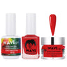 Wave Simplicity Collection 3-In-1 Matching Combo Set / 1 Gel Polish 0.5 oz. + 1 Lacquer 0.5 oz. + 1 Dip Powder 2 oz. / #P058 Crazy About You