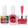Wave Simplicity Collection 3-In-1 Matching Combo Set / 1 Gel Polish 0.5 oz. + 1 Lacquer 0.5 oz. + 1 Dip Powder 2 oz. / #P086 What's Poppin