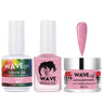 Wave Simplicity Collection 3-In-1 Matching Combo Set / 1 Gel Polish 0.5 oz. + 1 Lacquer 0.5 oz. + 1 Dip Powder 2 oz. / #P097 Glossy Pink