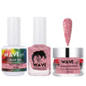 Wave Simplicity Collection 3-In-1 Matching Combo Set / 1 Gel Polish 0.5 oz. + 1 Lacquer 0.5 oz. + 1 Dip Powder 2 oz. / #P098 Pretty Bright
