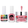 Wave Simplicity Collection 3-In-1 Matching Combo Set / 1 Gel Polish 0.5 oz. + 1 Lacquer 0.5 oz. + 1 Dip Powder 2 oz. / #P132 Glass Of Bubbly
