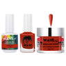 Wave Simplicity Collection 3-In-1 Matching Combo Set / 1 Gel Polish 0.5 oz. + 1 Lacquer 0.5 oz. + 1 Dip Powder 2 oz. / #P159 Warning!