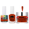 Wave Simplicity Collection 3-In-1 Matching Combo Set / 1 Gel Polish 0.5 oz. + 1 Lacquer 0.5 oz. + 1 Dip Powder 2 oz. / #P162 Rule Breaker