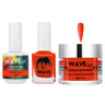 Wave Simplicity Collection 3-In-1 Matching Combo Set / 1 Gel Polish 0.5 oz. + 1 Lacquer 0.5 oz. + 1 Dip Powder 2 oz. / #P174 Bright Lava