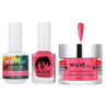 Wave Simplicity Collection 3-In-1 Matching Combo Set / 1 Gel Polish 0.5 oz. + 1 Lacquer 0.5 oz. + 1 Dip Powder 2 oz. / #P194 Super Pink