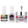 Wave Simplicity Collection 3-In-1 Matching Combo Set / 1 Gel Polish 0.5 oz. + 1 Lacquer 0.5 oz. + 1 Dip Powder 2 oz. / #P201 Life In Colors