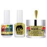 Wave Simplicity Collection 3-In-1 Matching Combo Set / 1 Gel Polish 0.5 oz. + 1 Lacquer 0.5 oz. + 1 Dip Powder 2 oz. / #P209 Attire Is Gold