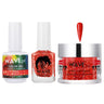 Wave Simplicity Collection 3-In-1 Matching Combo Set / 1 Gel Polish 0.5 oz. + 1 Lacquer 0.5 oz. + 1 Dip Powder 2 oz. / #P211 Bright Lava