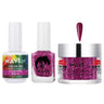 Wave Simplicity Collection 3-In-1 Matching Combo Set / 1 Gel Polish 0.5 oz. + 1 Lacquer 0.5 oz. + 1 Dip Powder 2 oz. / #P215 Deep Ocean Glow