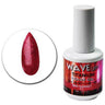 WaveGel Color Soak Off Gel Polish - #11 Red Garnet - Titanium Collection / 0.5 oz.