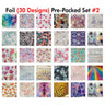 WaveGel Foil - 30 Pre-Packed Foil Designs #2 - GET 1 FREE BLINK GEL
