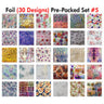 WaveGel Foil - 30 Pre-Packed Foil Designs #5 - GET 1 FREE BLINK GEL