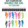 WaveGel Marble Ink Gel Polish - Complete Set - 12 Colors (#01-#12)