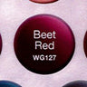 WaveGel Matching Soak Off Gel Polish & Nail Lacquer - Beet Red / 0.5 oz. Each