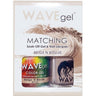 WaveGel Matching Soak Off Gel Polish & Nail Lacquer - BEIGE N BOUJIE W175 / 0.5 oz. Each
