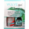 WaveGel Matching Soak Off Gel Polish & Nail Lacquer - Costa Rica Paradise Collection - CAPRICIOUS ISLAND / 0.5 oz. Each