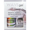 WaveGel Matching Soak Off Gel Polish & Nail Lacquer - Costa Rica Paradise Collection - LUXY BABY / 0.5 oz. Each
