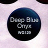 WaveGel Matching Soak Off Gel Polish & Nail Lacquer - Deep Blue Onyx / 0.5 oz. Each
