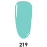 WaveGel Matching Soak Off Gel Polish & Nail Lacquer - Elsa Castle - W219 / 0.5 oz. Each