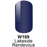 WaveGel Matching Soak Off Gel Polish & Nail Lacquer - LAKESIDE RENDEVOUS - W189 / 0.5 oz. Each