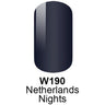 WaveGel Matching Soak Off Gel Polish & Nail Lacquer - NETHERLANDS NIGHTS - W190 / 0.5 oz. Each