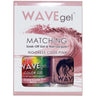 WaveGel Matching Soak Off Gel Polish & Nail Lacquer - NO DRESS CODE PINK W177 / 0.5 oz. Each