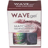 WaveGel Matching Soak Off Gel Polish & Nail Lacquer - OASIS RAIN - W205 / 0.5 oz. Each