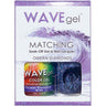 WaveGel Matching Soak Off Gel Polish & Nail Lacquer - OCEAN DIAMONDS W184 / 0.5 oz. Each