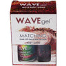WaveGel Matching Soak Off Gel Polish & Nail Lacquer - RUBY GEMS - W210 / 0.5 oz. Each