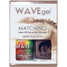 WaveGel Matching Soak Off Gel Polish & Nail Lacquer - TAHITI NIGHTFALL W180 / 0.5 oz. Each