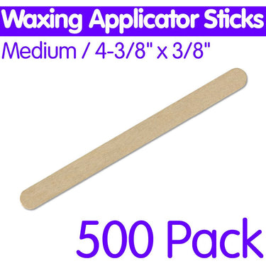 Waxing Applicator Sticks - Medium - 4.5" x 1/4" / 500 Pack