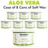 Waxness Aloe Vera Soft Wax / Case = 14 oz. - 397 grams per Can X 8 Cans