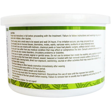 Waxness Aloe Vera Soft Wax / Case = 14 oz. - 397 grams per Can X 8 Cans