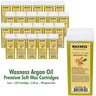 Waxness Argan Premium Soft Wax Cartridge / Case = (24) Cartridges - 3.38 oz. - 100 grams Each